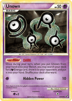 Unown 40/90 — HS—Undaunted