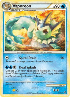 Vaporeon 41/90 — HS—Undaunted