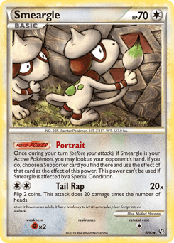 Smeargle 8/90 — HS—Undaunted