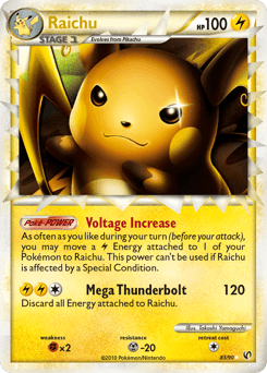 Raichu 83/90 — HS—Undaunted
