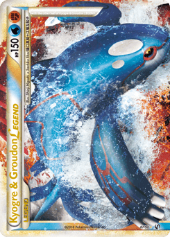 Kyogre & Groudon LEGEND 87/90 — HS—Undaunted