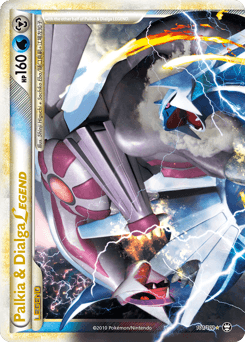 Palkia & Dialga LEGEND 101/102 — HS—Triumphant