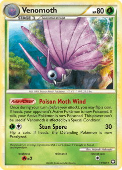 Venomoth 11/102 — HS—Triumphant