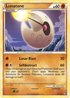 Lunatone 25/102 — HS—Triumphant