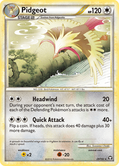 Pidgeot 29/102 — HS—Triumphant