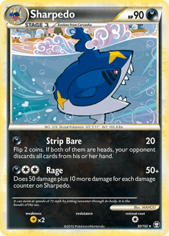 Sharpedo 30/102 — HS—Triumphant