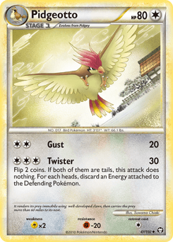 Pidgeotto 47/102 — HS—Triumphant