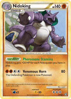 Nidoking 6/102 — HS—Triumphant
