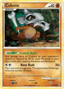 Cubone 60/102 — HS—Triumphant
