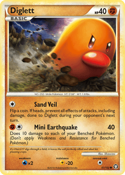 Diglett 61/102 — HS—Triumphant