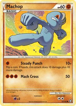 Machop 67/102 — HS—Triumphant