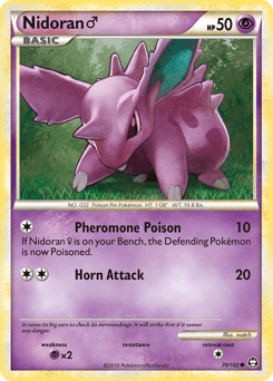 Nidoran ♂ 70/102 — HS—Triumphant