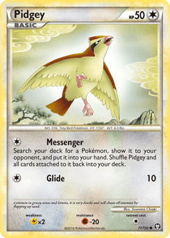 Pidgey 71/102 — HS—Triumphant