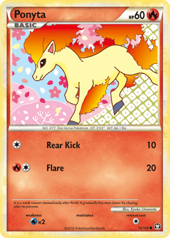 Ponyta 72/102 — HS—Triumphant