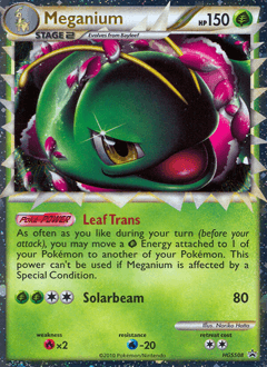 Meganium HGSS08/25 — HGSS Black Star Promos