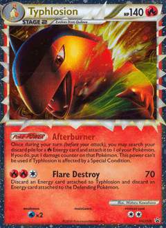 Typhlosion HGSS09/25 — HGSS Black Star Promos