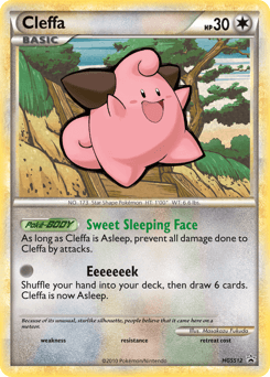 Cleffa HGSS12/25 — HGSS Black Star Promos