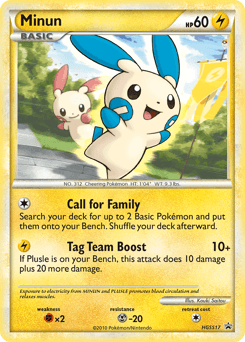 Minun HGSS17/25 — HGSS Black Star Promos