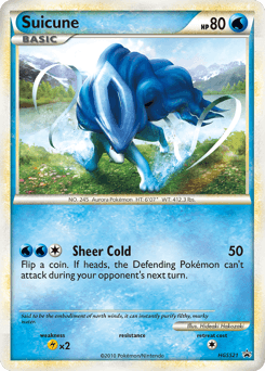 Suicune HGSS21/25 — HGSS Black Star Promos