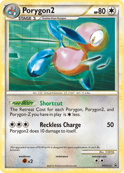 Porygon2 HGSS23/25 — HGSS Black Star Promos