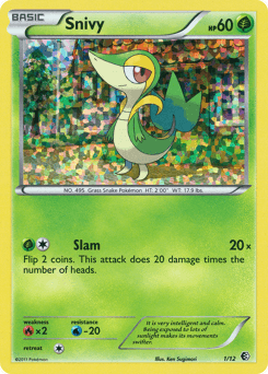 Snivy 1/12 — McDonald's Collection 2011