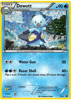 Dewott 5/12 — McDonald's Collection 2012
