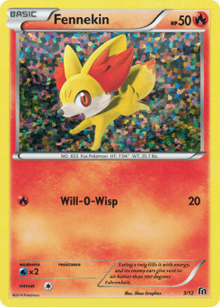 Fennekin 3/12 — McDonald's Collection 2016