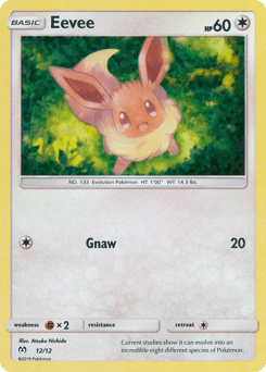 Eevee 12/12 — McDonald's Collection 2019