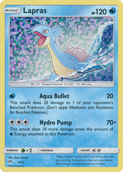 Lapras 5/12 — McDonald's Collection 2019