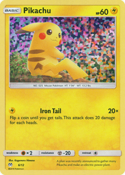 Pikachu 6/12 — McDonald's Collection 2019