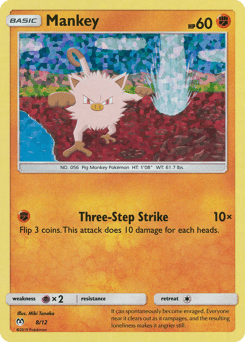 Mankey 8/12 — McDonald's Collection 2019