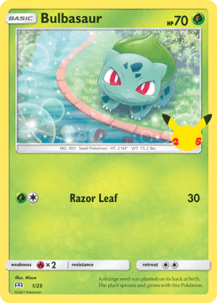 Bulbasaur 1/25 — McDonald's Collection 2021