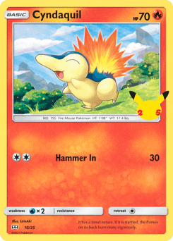 Cyndaquil 10/25 — McDonald's Collection 2021