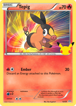 Tepig 13/25 — McDonald's Collection 2021
