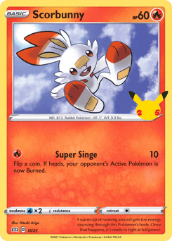 Scorbunny 16/25 — McDonald's Collection 2021