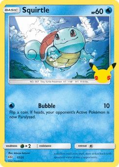 Squirtle 17/25 — McDonald's Collection 2021