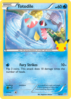 Totodile 18/25 — McDonald's Collection 2021