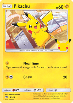 Pikachu 25/25 — McDonald's Collection 2021