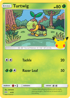 Turtwig 4/25 — McDonald's Collection 2021
