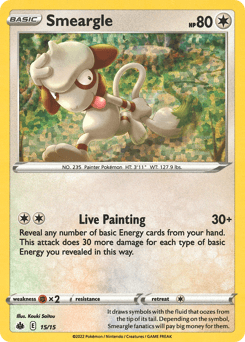 Smeargle 15/15 — McDonald's Collection 2022