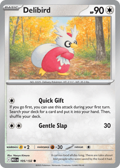 Delibird 105/132 — Mega Evolution