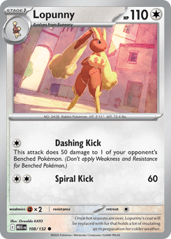 Lopunny Pokémon card
