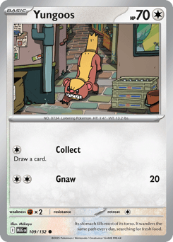 Yungoos Pokémon card