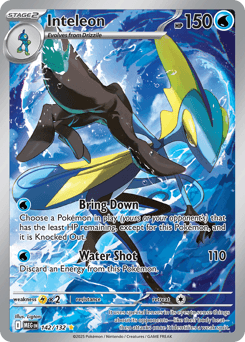 Inteleon 142/132 — Mega Evolution
