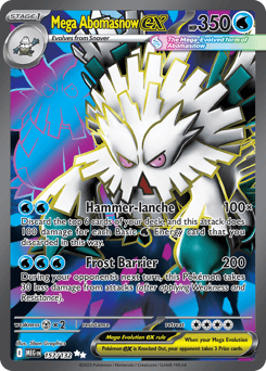 Mega Abomasnow ex 157/132 — Mega Evolution