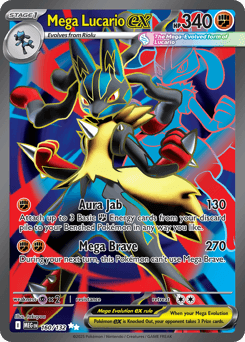 Mega Lucario ex 160/132 — Mega Evolution