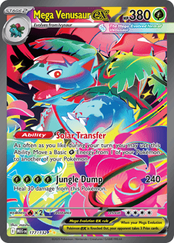 Mega Venusaur ex 177/132 — Mega Evolution