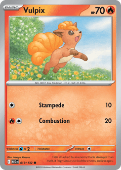 Vulpix 19/132 — Mega Evolution