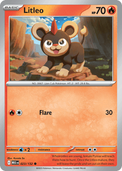 Litleo 23/132 — Mega Evolution
