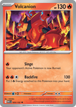 Volcanion 25/132 — Mega Evolution
